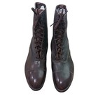 Antique Buster Brown Childrens Edwardian Lace Up Boots Playshoe Goodyear Welt