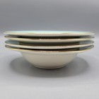 Vtg Viking Wheat Ice Cream Bowl Set Of 4 Blue Gold Mid Century Table Decor 6 