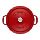 Staub Cast Iron 4 Qt  Round  Dutch Oven  Cherry
