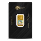 1 Oz Germania Mint Cast Gold Bar  new 