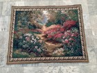 3x4 Ft Vintage French Tapestry Garden View Wall Hanging   Colorful Floral Scenic