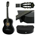 38  Wooden Beginners Acoustic Guitar With Guitar Case Strap Tuner And Pick