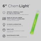 Lot  12  Cyalume Military Light Sticks Green 6  12 Hr Prepper Survival Exp 2027