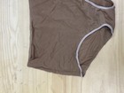 Vintage 1950 s Hollywood Vassarette Granny Panties Brown Nylon Lace Size 6