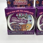 Very Limited Edition Aaron Crazy Valentines Thinking Putty Bears - Rare   Lot 2