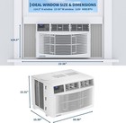 Garvee 8000 Btu Window Air Conditioner Unit W  Remote Control For Bedroom office