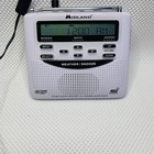 Midland Wr120ez Noaa Emergency Weather Alert Radio Alarm Clock White Tested 