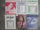 Vintage Lot 55  Sheet Music Solo Songs Solo Piano Vocal Sing Various Artists