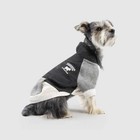 New Color Block Pet Dog Hoodie Premium Sweatshirt Black Choose Size