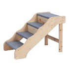 Portable 4   5 Step Pet Stairs For Dog Indoor High Bed Non-slip Ladder Ramp