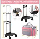 Sewing Machine Case With Wheels  Rolling Tote Organizer Sewing Class Bag