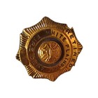 Vintage Badge   Retirement Pin White Plains Ny Fire Department Mint Cond