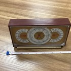 Vintage Taylor Stormoguide Temp Humid Barometer Weather Station Good Condition