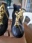 Vintage Mens Black Chicago Roller Skates 1962 Usa Size 10                    