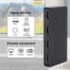Hdmi Splitter 1 In 4 Out 4k Uhd Hd 1080p 4-port Repeater Splitter Amplifier 1x4