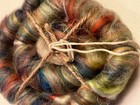 Merino Wool   Wool Yarn Hand Combed Roving 0 50oz Spinning Felting Fiber Art