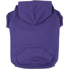 Zack   Zoey Basic Hoodie For Dogs Ultra Violet Cotton Blend Large 20 