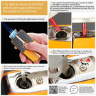 Galiner Travel Cigar Tube Humidor Case Humidifier Jet Torch Cigar Lighter Punch