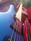  Fender American Deluxe Dimension Bass 2014 Bass Extras Excellent Playing Blue 