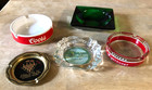 Vtg Junk Drawer Collectibles Lot  Ash Trays  Salt   Pepper  Cigarette Cases 25 