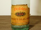 Vintage  Paper Label Dobler Brewing Co Albany Ny Private Seal Beer Bottle