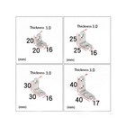 Stainless Steel Right Angle Bracket Corner Brace Joint Shelf Support  L Shape