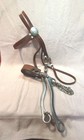 Sterling Bridle -sliester Aluminum Shank Horse  Leather Noseband Hackamore Bit