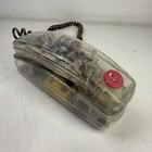 Vtg 80s 90s Telestyle 1300 Transparent Corded Telephone Clear See Through
