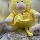 Vintage Fisher Price Puffalump 8002 Yellow Kitty Cat 1986 Plush Toy See Pics    