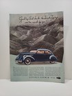1937 Lincoln Zephyr Automobile S e  Post Magazine Print Advertising Badlands