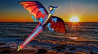 Upgrad Classical Dragon Kite-easy To Fly-55inch X 62inch Single Line With Tail