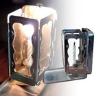 Folding Pocket Candle Lantern Portable Stainless Steel Small Pocket Lantern Home