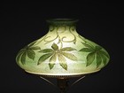 Signed Handel Shade Arts   Crafts Brass Table Bankers Library Lamp