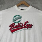 Vintage Dr Mcgillicuddys T Shirt Mens Xl White Bulls Eye Promo Graphic 90s Usa