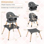 9-in-1convertible High Chair For Babies   Toddlers Baby Booster Seat kid Table