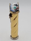 Vintage Brass Kaleidoscope Dragonfly Art Glass Marble Handheld Scope Decor
