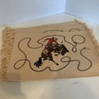 El Paso Saddle Blanket Cowboy Placemats South Western Rodeo Set Of 4 New