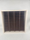 New   Napa Valley Style 60 Slot 8 Track Storage Rack Wood Wall Holder Wooden