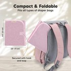 Portable Diaper Changing Pad - Waterproof Foldable Baby Changing Mat sweet Pink 