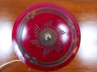 Beautiful Large Vintage Deep Red Carved Mexico Souvenir Wood Yo-yo 3 5 