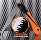 Folding Saw  8 Inch Rugged Blade Hand Saw  Best For Camping  Gardening  Hunting 