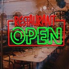 Neon Signs Led Open Sign For Business  Restaurant Decor - Restaurant Open Sign