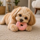 2 Pack Dog Chew Toy Plush Pet Puppy Squeaky Teeth Aggressive Chewers