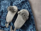 American Girl Doll Blue Holiday Spaghetti Strap Dress Silver Shoes Silver Top