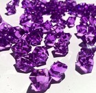  475pcs 3lb 1  Purple Faux Diamonds Decor Table Centerpiece Accent Vase Filler