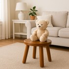 Gzqxhome Solid Wood Step Stool For Kids   Adults - Multi-use 10 Inches  Brown