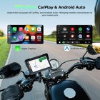 7  Waterproof Motorcycle Navigator Wireless Carplay Android Auto Portable Screen