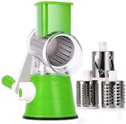 3-in-1 Rotary Vegetable   Cheese Grater Hand Crank Slicer Shredder Cutter Tool