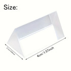 1pc Glass Optical Prism Rainbow Spectrum Light Physics Teaching Photography Tool