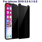  2-pack  Iphone X Xs Xr Xs Max Privacy Anti-spy Tempered Glass Screen Protector
